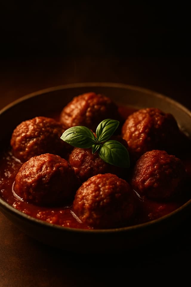 Meatballs, six
